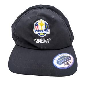 NEW 2020 Ryder Cup Whistling Straits Cotton Strapback Golf Cap Hat by Ahead NWOT